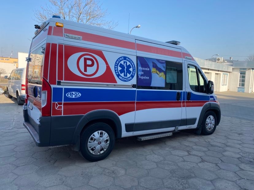 Przekazanie ambulansu dla Ukrainy